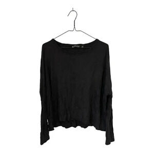 Athleta long sleeve  oversized Top Black Size XXS
